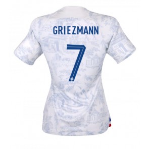 Frankrig Antoine Griezmann #7 Udebanetrøje Dame VM 2022 Kort ærmer